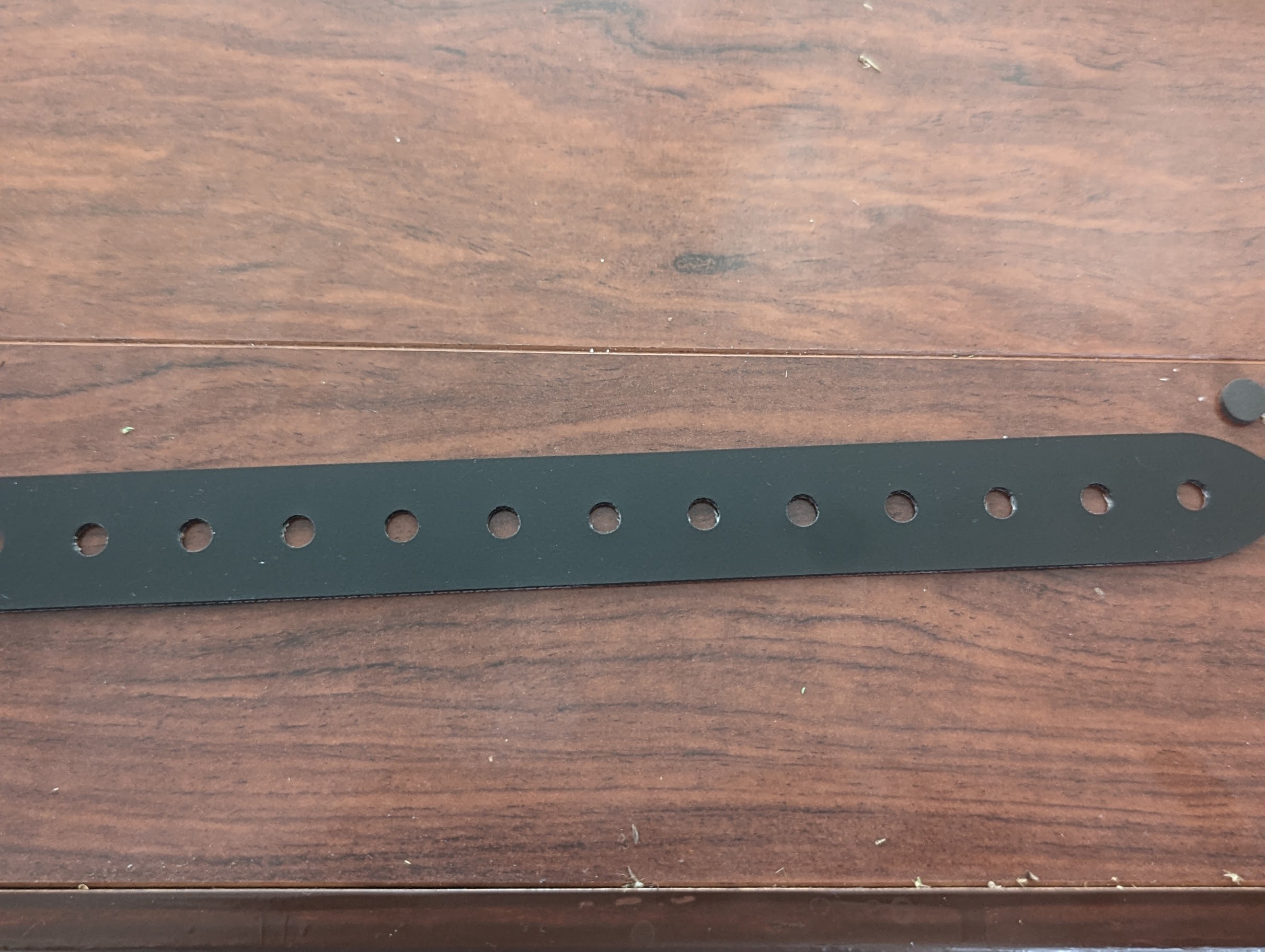 die cut plastic strap from DiMax manufacturing shop 