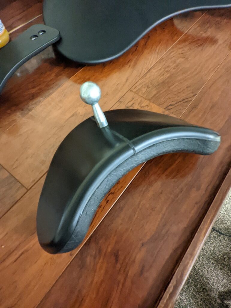 rim molded wheelchair head rests